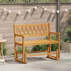 vidaXL Banca glisanta pentru gradina natural 110 x 59 x 97 cm GartenMobel Dekor (42028080)