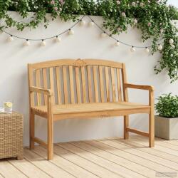 vidaXL Banca din lemn sculptata manual cu flori natural GartenMobel Dekor (42030020)