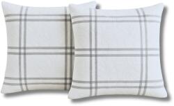 Somnart Set 2 perne 60x60 Somnart Belina Grid, microfibra moale, lavabile (10100709)