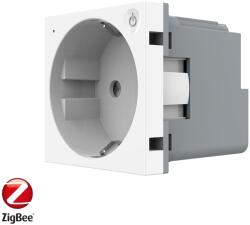 LIVOLO Priza inteligenta pentru perete Livolo ZigBee, Fara rama, 16A, Wi-Fi, Compatibil cu Alexa si Google Home SmartElectro IntelligentHouse (VL-FCTC16AZ-2WP)
