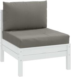 vidaXL Perne de paleti, 2 buc. , melanj gri închis, material textil GartenMobel Dekor (4002642)