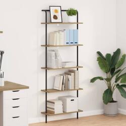 vidaXL Raft pentru carti stejar artizanal 60 x 24 x 168 cm GartenMobel Dekor (879970) Biblioteca