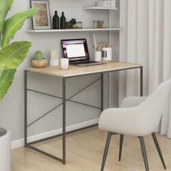 vidaXL Birou de computer, negru/stejar, 110x60x70 cm, lemn prelucrat GartenMobel Dekor (30211)