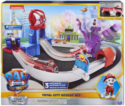 Spin Master Set de joaca Patrula Catelusilor Salveaza Orasul cu Marshall True Metal (6061056) Figurina