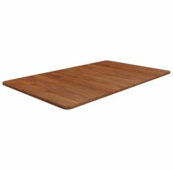 vidaXL Blat de baie, maro închis, 100x60x1, 5 cm, lemn masiv tratat GartenMobel Dekor (343027)