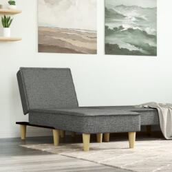 vidaXL Sezlong, gri închis, material textil GartenMobel Dekor (352832)