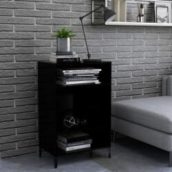 vidaXL Servanta, negru, 57x35x90 cm, PAL GartenMobel Dekor (806131) Comoda