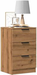 vidaXL Noptiere, 2 buc. , stejar artizanal, 40x36x65 cm, lemn prelucrat GartenMobel Dekor (856935)