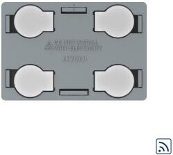 LIVOLO Modul intrerupator cvadruplu wireless cu touch Livolo, standard Italian SmartElectro IntelligentHouse (C9-VL-FC4R-3G)
