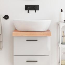 vidaXL Blat de baie, maro deschis, 40x50x(2-6) cm, lemn masiv tratat GartenMobel Dekor (3156097)
