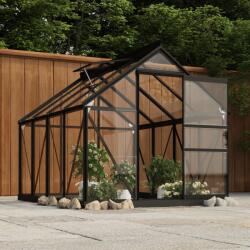 vidaXL Sera cadru baza antracit 1, 6 m2, aluminiu (nu se vinde separat) GartenMobel Dekor (316506)