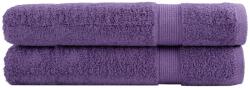 vidaXL Prosoape premium SOLUND 2 buc. violet 100x200 cm 600 gsm GartenMobel Dekor (137365) Prosop