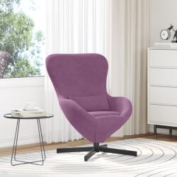 vidaXL Scaunul cu oua din catifea violet GartenMobel Dekor (42002767)