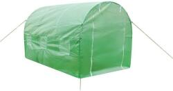 Malatec Solar tip tunel pentru gradina 4, 5x3x2 m, 13, 5 mp, 6 ferestre, 2 intrari, cadru otel (IS00010021)