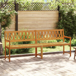 vidaXL Banca de exterior natural 220 x 55, 5 x 90 cm GartenMobel Dekor (42028085)