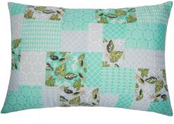 Somnart Perna SomnArt Green Flowers 50x70 cm din microfibra, moale si lavabila (3978)