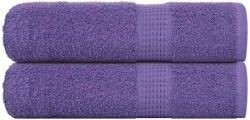 vidaXL Prosoape de baie 2 buc Violet 100x150 cm 360 g/m2 100% bumbac GartenMobel Dekor (136884) Prosop