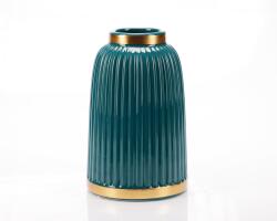 Ella Home Vaza decorativa "Luxe" verde ComfortTravel Luggage (1980)