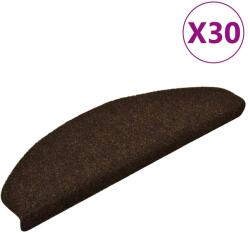 vidaXL Covorase scari autoadezive, 30 buc. , 65x21x4 cm, maro, semirotunde, mari GartenMobel Dekor (3365662) Covor