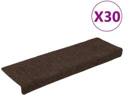 vidaXL Covorase scari autoadezive, 30 buc. , 65x21x4 cm, maro, cu margini dreptunghiulare GartenMobel Dekor (3365698) Covor