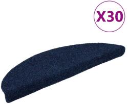 vidaXL Covorase autoadezive pentru scari, 30 buc. , 56x17x3 cm, semirotunde, bleumarin GartenMobel Dekor (3365689) Covor