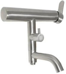 Korman Technik Baterie pentru cabina de dus din inox satinat, finisaj gri modern, Korman Technik (AT1CT-IM1P-RS1S-LY016)