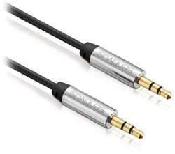 Sentivus Cablu audio AUX jack 3.5 mm tata-tata 1 m Sentivus, mufe aurite (S-AU000-100)