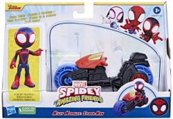 Hasbro Set Miles Morales Spider-Man cu motocicleta si figurina 10 cm (F6777_F7460) Figurina