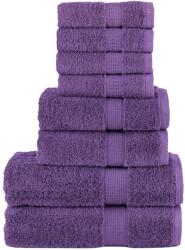 vidaXL Set de prosoape premium SOLUND, 8 piese, violet, 600 g/m2 GartenMobel Dekor (137545) Prosop