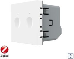 LIVOLO Modul Intrerupator Draperie cu Touch LIVOLO, Protocol ZigBee SmartElectro IntelligentHouse (VL-FC2WZ-2WP)