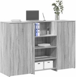 vidaXL Birou de receptie Gri Sonoma 155x50x103, 5 cm Lemn prelucrat GartenMobel Dekor (3324201)