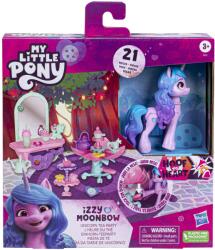 Hasbro My Little Pony Izzy Moonbow - Set petrecerea cu ceai a unicornilor, 21 piese (F6112) Figurina