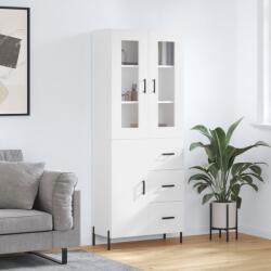 vidaXL Dulap înalt, alb, 69, 5x34x180 cm, lemn compozit GartenMobel Dekor (3198473) Comoda