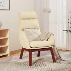 vidaXL Scaun de relaxare, crem, material textil GartenMobel Dekor (341161)