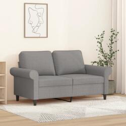 vidaXL Canapea cu 2 locuri, gri deschis, 120 cm, material textil GartenMobel Dekor (349185) Canapea