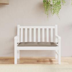 vidaXL Perna banca de gradina, gri taupe, 110x50x7 cm, material oxford GartenMobel Dekor (361819)