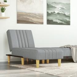 vidaXL Sezlong, gri deschis, material textil GartenMobel Dekor (352819)