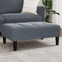 vidaXL Taburet, gri închis, 77x55x31 cm, catifea GartenMobel Dekor (4007367)