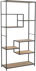 vidaXL Biblioteca, 90, 5x35x180 cm, lemn masiv de brad si otel GartenMobel Dekor (246427) Biblioteca
