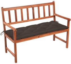 vidaXL Banca de gradina cu perna, 120 cm, lemn masiv de acacia GartenMobel Dekor (3063791)
