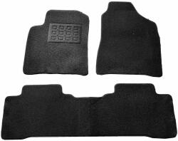 RapidAuto Covorase mocheta pentru SsangYong Korando 2010-2019, negre, set 4 piese (840622BLACK)