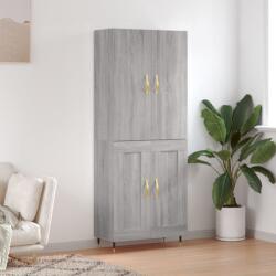 vidaXL Dulap înalt, gri sonoma, 69, 5x34x180 cm, lemn compozit GartenMobel Dekor (3195777) Comoda