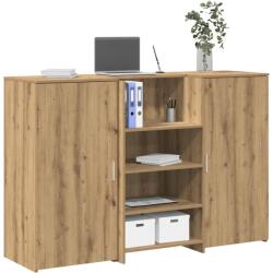 vidaXL Birou de receptie Stejar Artisan 155x50x103, 5 cm Lemn prelucrat GartenMobel Dekor (3324204)