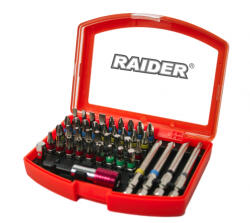 Raider Power Tools Set 42 biti si suport magnetic 1/4'' Raider HardWork ToolsRange (158902) Surubelnita