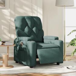 vidaXL Fotoliu rabatabil electric, verde închis, material textil GartenMobel Dekor (3204692)