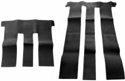 RapidAuto Covorase mocheta VW T6 Multivan Long rand 2+3, 6 sine, negre, 2 piese (840473)