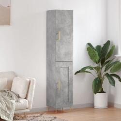 vidaXL Dulap înalt, gri beton, 34, 5x34x180 cm, lemn prelucrat GartenMobel Dekor (3199101) Comoda
