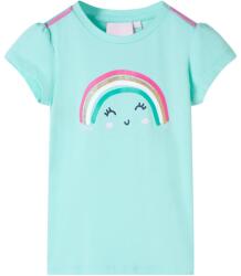 vidaXL Tricou pentru copii, verde menta deschis, 116 GartenMobel Dekor (11106)