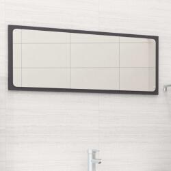 vidaXL Oglinda de baie, gri, 90x1, 5x37 cm, PAL GartenMobel Dekor (804624)