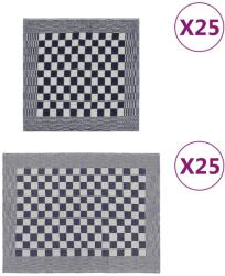vidaXL Set de prosoape, 50 buc. , albastru si alb, bumbac GartenMobel Dekor (136290) Prosop
